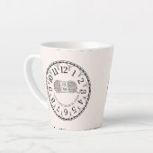 Latte breien om vandaag te doen latte mok (Linkerhoek)