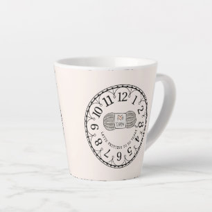 Latte breien om vandaag te doen latte mok