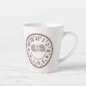 Latte breien om vandaag te doen latte mok (Rechts)