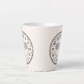 Latte breien om vandaag te doen latte mok (Voorkant)