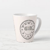 Latte breien om vandaag te doen mok (Rechterhoek)