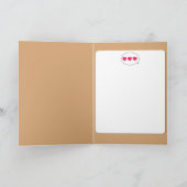 Latte bunny Happy Birthday-kaart Kaart (Binnen)