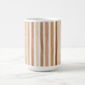 Latte Cocoa Crème Blush Strepen Koffiemok (Center)