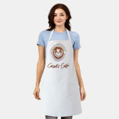Latte Coffee Cafe Schort (Gedragen)