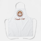 Latte Coffee Cafe Schort (Voorkant)