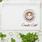 Latte Coffee Cafe Theedoek (Gevouwen)