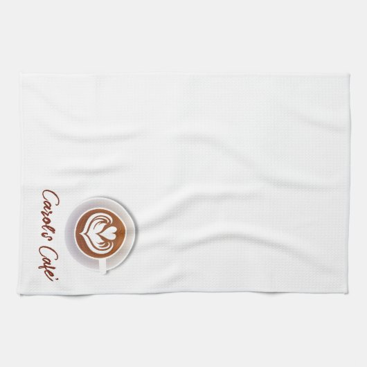 Latte Coffee Cafe Theedoek (Horizontaal)