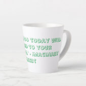 Latte Coffee-Mok Latte Mok (Rechterhoek)