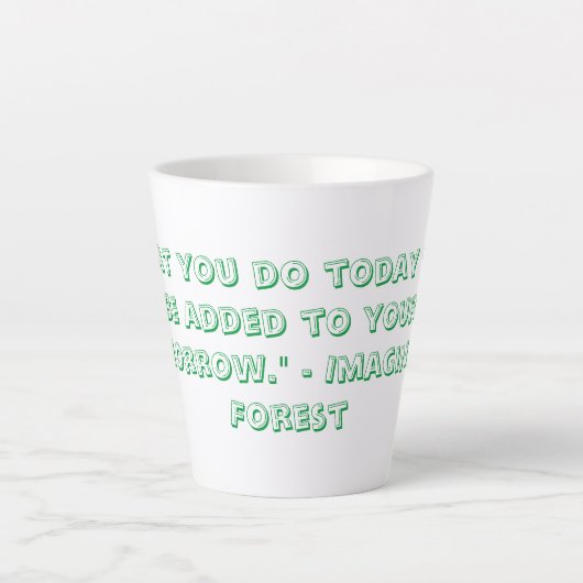 Latte Coffee-Mok Latte Mok (Voorkant)