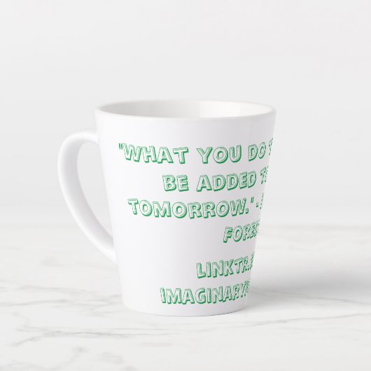 Latte Coffee-Mok Mok (Linkerhoek)