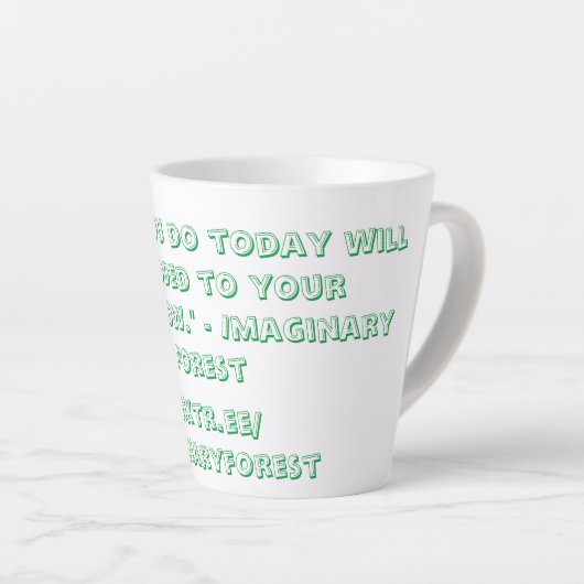 Latte Coffee-Mok Mok (Rechterhoek)