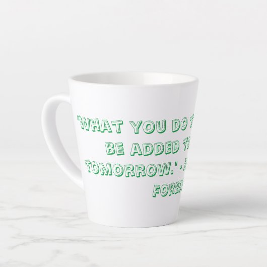 Latte Coffee-Mok Mok (Linkerhoek)