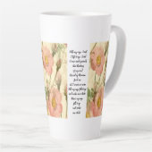 Latte Cup Floral Fill MyCup, Lord Scripture Mok (Rechterhoek)