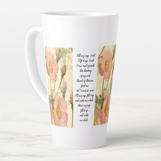 Latte Cup Floral Fill MyCup, Lord Scripture Mok (Linkerhoek)