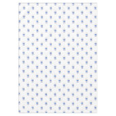 Latte en gehakte room (blauw) tafelkleed (Voorkant)