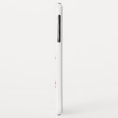 Latte en liefdesbeker, handen en koffie Case-Mate iPhone case (Achterkant/links)
