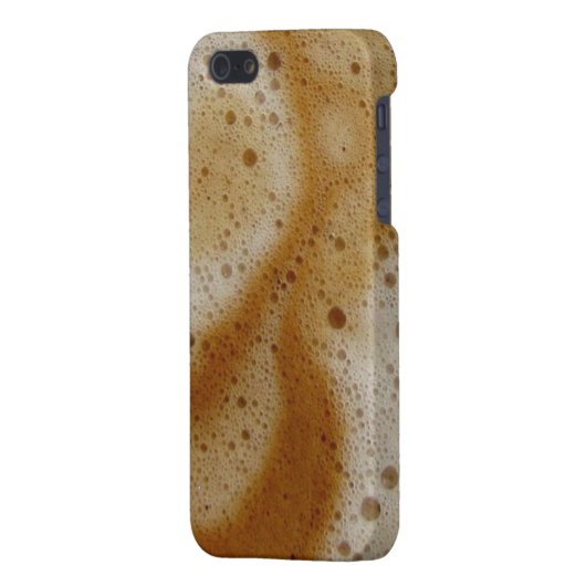 Latte Foam iPhone 5 Hoesje iPhone Hoesje (Achterkant Links)