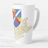 Latte Grande Mok met Jameson familiewapen (Rechterhoek)