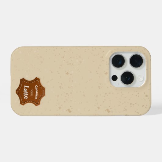 Latte iPhone Hoesje (Achterkant horizontaal)