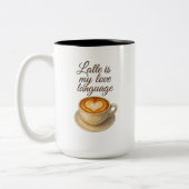 Latte is mijn liefde taal premium Mok (Links)