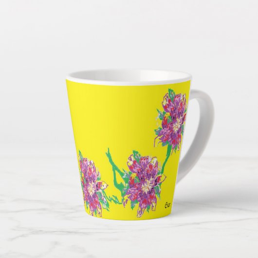 Latte kleine Mok assiatic Lily (Rechterhoek)