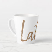 Latte koffie liefhebbers espresso latte mok (Linkerhoek)