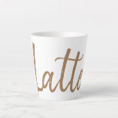 Latte koffie liefhebbers espresso latte mok (Voorkant)