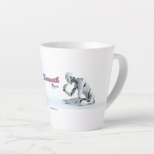 Latte koffie mokken en kopjes (Rechterhoek)