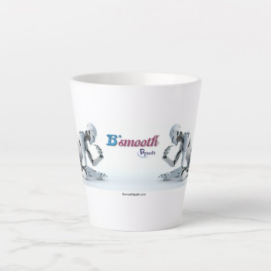 Latte koffie mokken en kopjes (Voorkant)