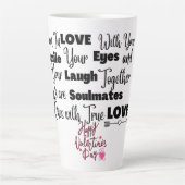 Latte koffiedrink mok (Voorkant)