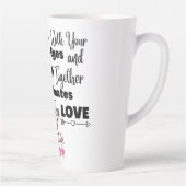 Latte koffiedrink mok (Rechts)