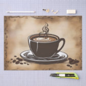 Latte koffiekopjes / decoupage tissuepapier (Craft)