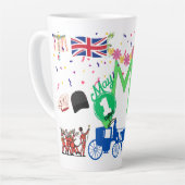 Latte/koffiemokken - Dag van de Arbeid Latte Mok (Linkerhoek)