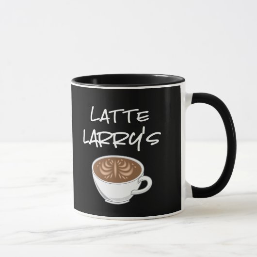Latte Larry's Grappige Koffie Mok (Rechts)
