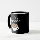 Latte Larry's Grappige Koffie Mok (Voorkant links)