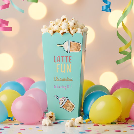 Latte leuke koffie bobba thee verjaardag bedankdoosjes