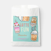 Latte leuke koffie bobba thee verjaardag bedankzakje (Voorkant)