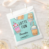 Latte leuke koffie bobba thee verjaardag bedankzakje (Geknipt)