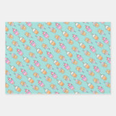 Latte leuke koffie bobba thee verjaardag inpakpapier vel (Voorkant 2)