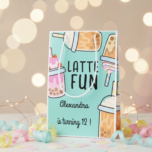 Latte leuke koffie bobba thee verjaardag medium cadeauzakje