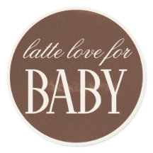 Latte Love Baby is het brouwen van koffie Baby sho
