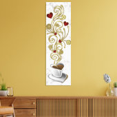 Latte Love Canvas Afdruk (Insitu (Woonkamer))