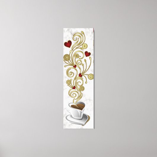 Latte Love Canvas Afdruk (Voorkant)