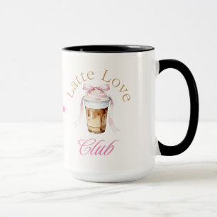 Latte Love Club Naam naar keuze koffiemok Mok