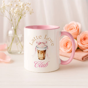 Latte Love Club op maat gemaakte koffiemok Mok