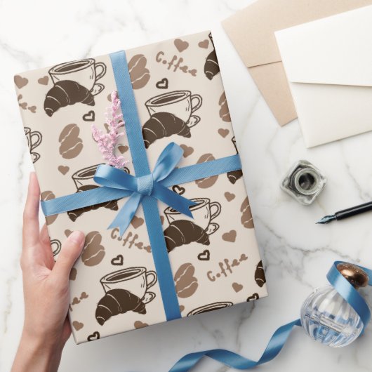 Latte Love Delight Cadeaupapier (Geschenken)