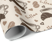 Latte Love Delight Cadeaupapier (Rol Hoek)