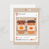 Latte Love Jubileum Kaart (Voorkant / Achterkant)