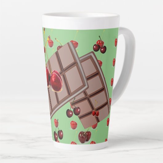 Latte Lover Cherries Latte Mok (Rechterhoek)