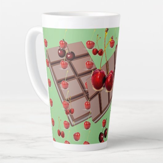 Latte Lover Cherries Latte Mok (Linkerhoek)